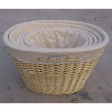 (BC-ST1031) High Quality Handmade Willow Laundry Basket